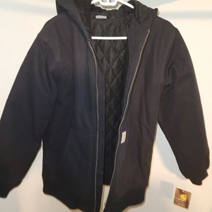Carhart Boys XL Flannel Quilt Lined Active Jacket